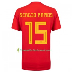 Fußballtrikots Spanien Ramos 15 WM 2018 Heimtrikotsatz kaufen